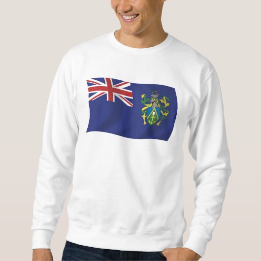 ピトケアン諸島の旗のTシャツ スウェットシャツ (正面)