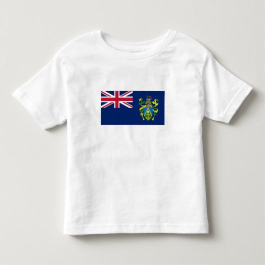 ピトケアン諸島の旗 トドラーTシャツ (正面)