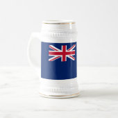 ピトケアン諸島の旗 ビールジョッキ (正面左)