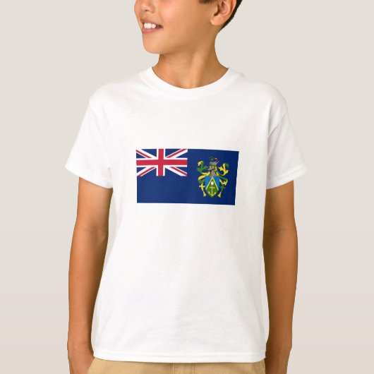 ピトケアン諸島の旗 Tシャツ (正面)