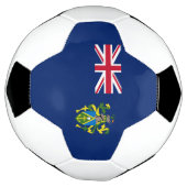 ピトケアン諸島国旗 サッカーボール (回転)