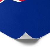 ピトケアン諸島国旗 ポスター (角)