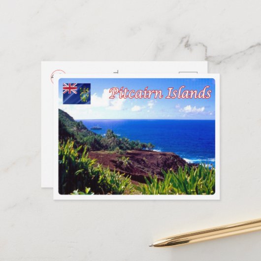 ピトケアン諸島 – セントポールのポイント – ポストカード (正面/裏面インサイチュ)