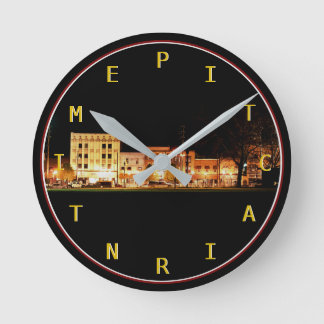 ピトケルン時間 ラウンド壁時計