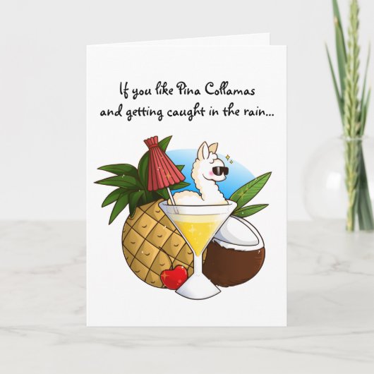 ピナもし・コラマが好き カード (正面)