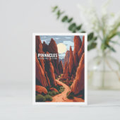 ピナクルス国立公園カリフォルニアUSA ポストカード (スタンド正面)