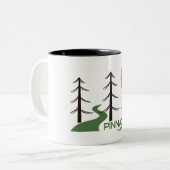 ピナクルス国立公園トレイル ツートーンマグカップ (正面左)