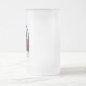 ピナクルス国立公園ヴィンテージエンブレム フロストグラスビールジョッキ (中央)