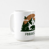 ピナクルス – カリフォルニア コーヒーマグカップ (正面左)