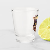 ピナクルズナショナルパークイラストレーショントラベルアート ショットグラス (左)