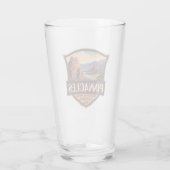 ピナクルズナショナルパークイラストレーショントラベルアート タンブラーグラス (裏面)