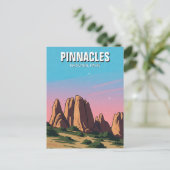 ピナクルズナショナルパークカリフォルニアトラベル ポストカード (スタンド正面)