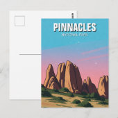 ピナクルズナショナルパークカリフォルニアトラベル ポストカード (正面/裏面)