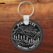 ピナクルズナショナルパークカリフォルニアモノリン キーホルダー (正面)