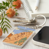 ピナクルズナショナルパークカリフォルニアヴィンテージ キーホルダー (正面右)