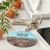 ピナクルズナショナルパークカリフォルニア キーホルダー (側面)