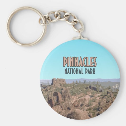 ピナクルズナショナルパークカリフォルニア キーホルダー (正面)