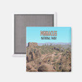 ピナクルズナショナルパークカリフォルニア マグネット (正面/裏面)