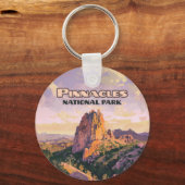 ピナクルズナショナルパークビュットカリフォルニア キーホルダー (正面)