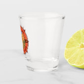 ピナクルズナショナルパークレトロコンパスエンブレム ショットグラス (右)