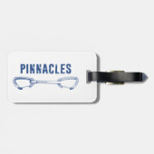 ピナクルズナショナルパーク登山クイックドロー ラゲッジタグ (裏面横)
