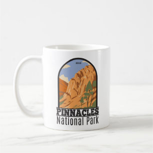 ピナクルズ国立公園カリフォルニアヴィンテージ コーヒーマグカップ