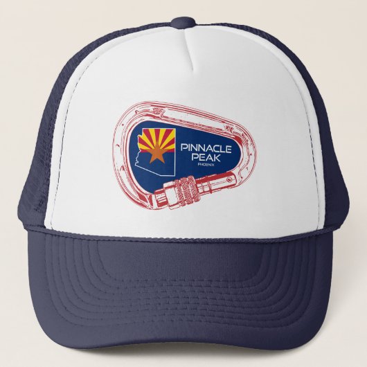 ピナクルピークアリゾナロック登山カラビナー キャップ (正面)
