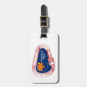 ピナクルピークアリゾナロック登山カラビナー ラゲッジタグ (正面縦)