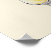 ピナコラダイエローレトロカクテル ポスター (角)