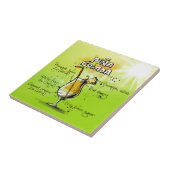 ピナコラダカクテルレシピ タイル (側面)