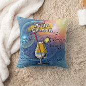 ピナコラダカクテル(12#5ドリンクレシピセット) クッション (ブランケット)