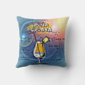 ピナコラダカクテル(12#5ドリンクレシピセット) クッション (裏面)