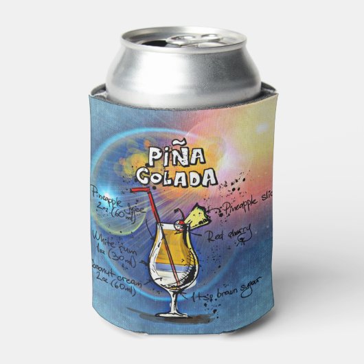 ピナコラダカクテル(12#5ドリンクレシピセット) 缶クーラー (缶正面)