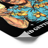 ピナコラダスドナルドトランプサマーバケーションハワイB ポスター (角)