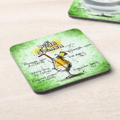 ピナコラダドリンクレシピ コースター (左側)