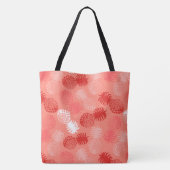 ピナコラダハワイアンパイナップルコーラルリバーシブル トートバッグ (裏面)