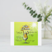 ピナコラダ カクテル レシピ ポストカード (スタンド正面)