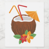 ピナコラダ ワインラベル (シングルラベル)