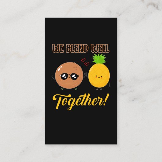 ピナコロダカクテルピナップルココナッツハワイ 名刺 (正面)