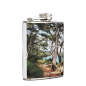 ピナスパイアパインツリーフォレ絵画スト フラスク (右)