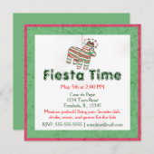 ピナタフィエスタパーティの招待状 招待状 (正面/裏面)