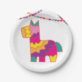 ピナタフィエスタ誕生日ピニャタチンコデマヨプレート ペーパープレート (正面)