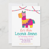 ピナタフィエスタ誕生日招待状ピニャータ 招待状 (正面)