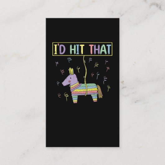 ピナタメキシカンフィエスタハッピーシンコデマヨ 名刺 (正面)