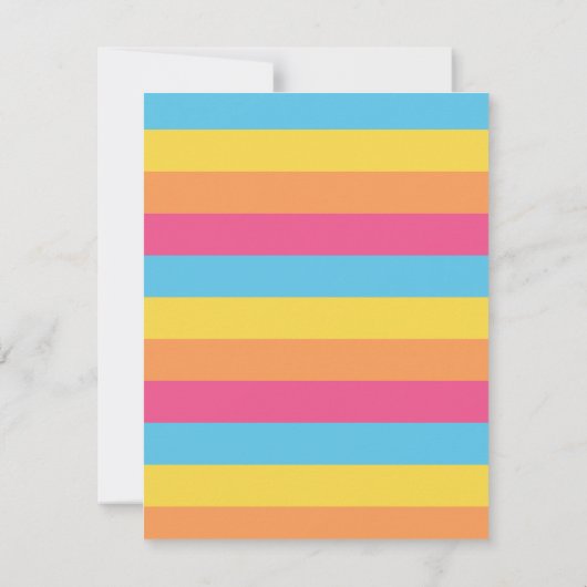 ピナタメキシコ·クリブ·トイズフィエスタ·ベビー·シャワー 招待状 (裏面)