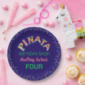 ピナタ誕生日Bash ペーパープレート (パーティー)