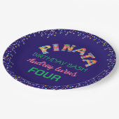 ピナタ誕生日Bash ペーパープレート (アングル)