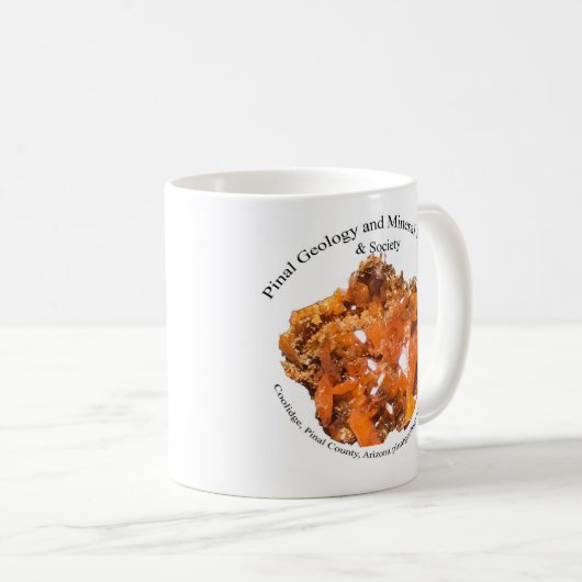 ピナルジオロジー博物館ロゴマグカップ コーヒーマグカップ (正面右)