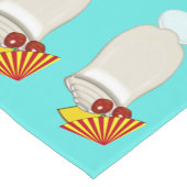 ピニャコラダアンブレラドリンク ショートテーブルランナー (コーナー)