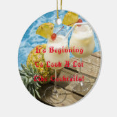 ピニャコラダパイナップル セラミックオーナメント (左)